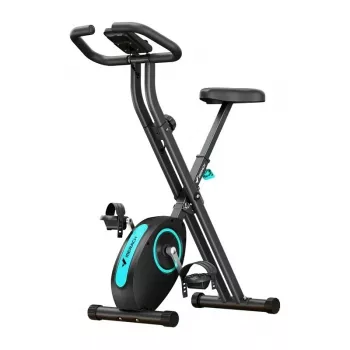 MERACH MR-S14L2 X-Bike Magnetyczny składany rower treningowy z 8 poziomami oporu, Bluetooth, wyświetlaczem LCD, czujnikami tętna, maks. 100 kg