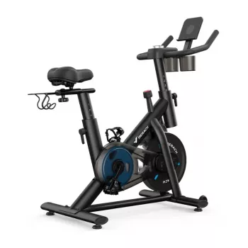 MERACH MR-S26B2-EU Rower spinningowy – opór magnetyczny, Bluetooth, koło zamachowe 6 kg, czarny