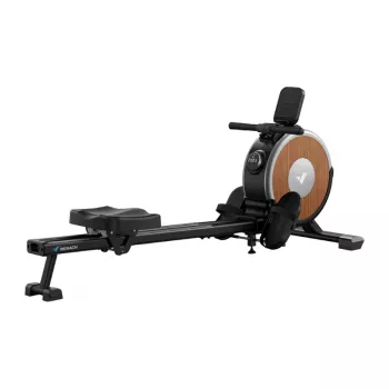 MERACH Wioślarz MR-R02B9 (czarny, UE) – opór magnetyczny z 16 poziomami, Bluetooth 5.0, składany