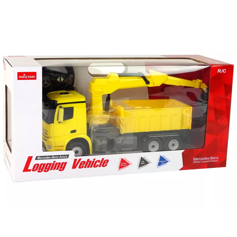 Mercedes Rastar Yellow Grapple Truck