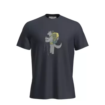 Merino T-shirt Icebreaker 150 Tech Lite Men's Head Midnight