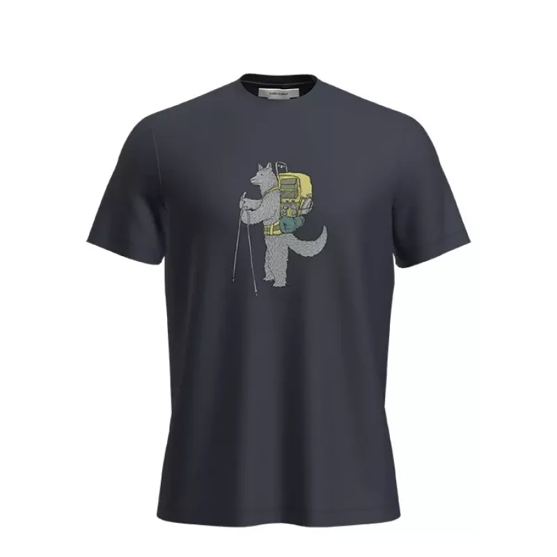 Merino T-shirt Icebreaker 150 Tech Lite Men's Head Midnight