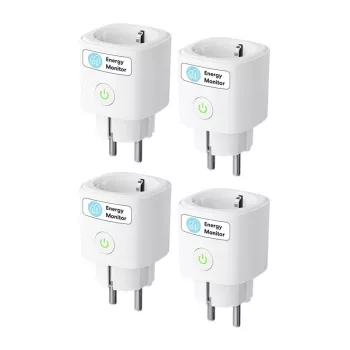 MEROSS MSS315CFH-EU Smart Plug z monitorowaniem energii (Matter) (Zestaw 4 szt.)