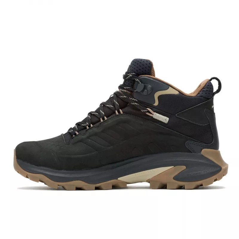 Merrell Moab Speed 2 LTR Mid WP Hiking Shoes - Black