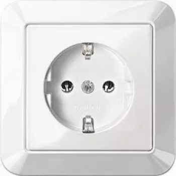 Merten MEG2301-1025 Gniazdo Schuko, 16 A, Podtynkowe, Biały Polarny