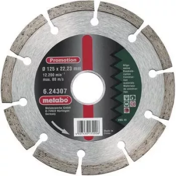 Metabo Diamentowa Tarcza tnąca 624310000, 230 mm średnica, 22,23 mm otwór, segmentowa, uniwersalna