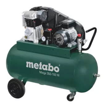 Metabo Kompressor MEGA 350-100 W 230V 90L 10bar 250L/min Olejowo-smarowany sprężarka powietrza z napędem pasowym