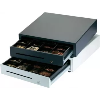 Metapace K-1 szuflada na gotówkę biała (mpk1w-c) - 8 przegród na monety i 8 na banknoty, RJ11/RJ12, 24V, zamek na klucz
