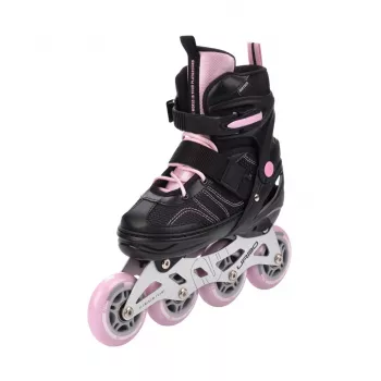 Meteor Urbo Regulowane rolki Black-Pink Rozmiar 34-37