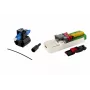 Adapter światłowodowy METZ BTR NETCOM LC Duplex Multimode OM4, Aqua, montaż panelowy Snap-in, tuleja z ceramiki cyrkonowej 1509QAJO002C-E