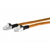 METZ CONNECT Cat6a SF/UTP Network Patch Cable 1 m Orange