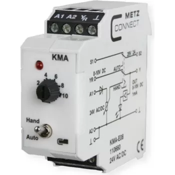 Przekaźnik interfejsowy METZ CONNECT KMA-E08 24 V DC 1 CO 8 A biały 110660