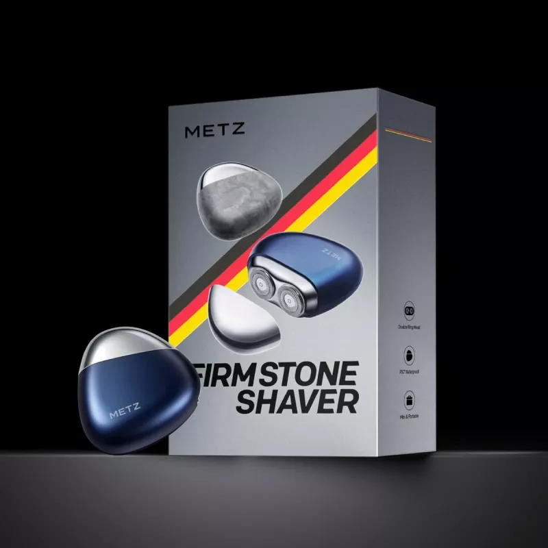 Metz Firm Stone Shaver MZPS021, Navy Blue