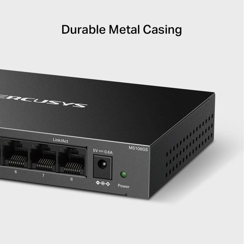 MEU Mercusys MS108G Przełącznik biurkowy gigabitowy 8-portowy