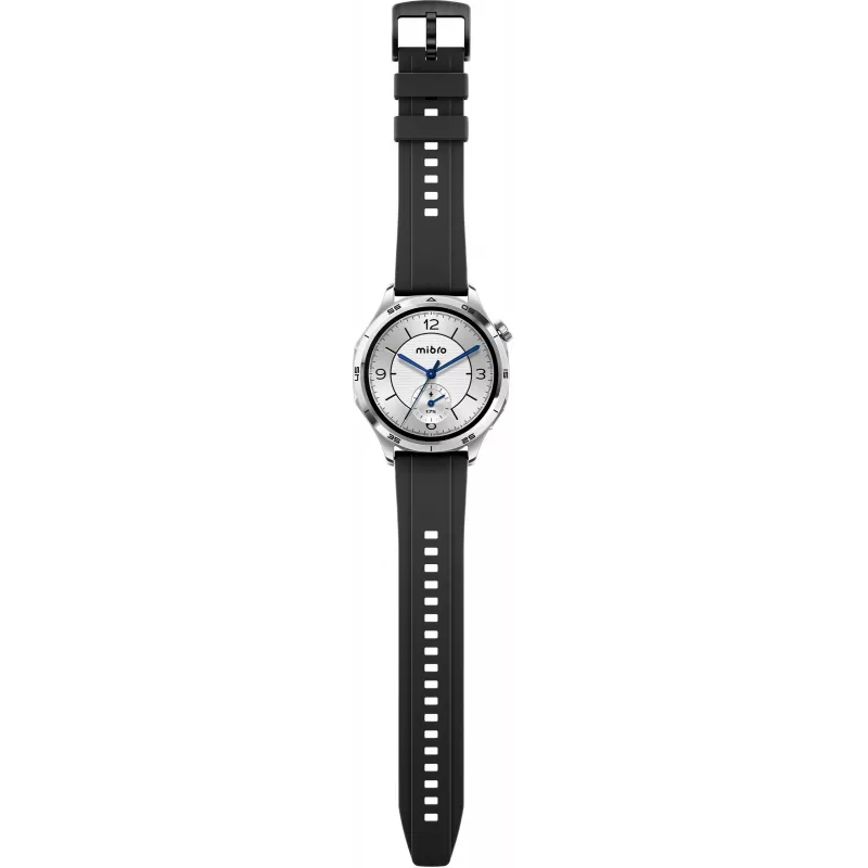 Mibro Watch GT Smartwatch z wyświetlaczem HD TFT 1,75 inch, srebrny (2 paski w zestawie)