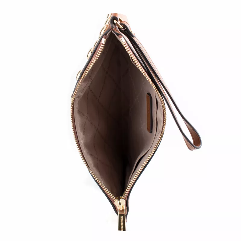 Michael Kor Jet Set Travel Crossbody Pouch - Luggage Brown