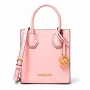 Michael Kore Women's Ginny Crossbody Bag in Saffiano Leather, Powder Blush, 15x17x6 cm