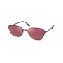 Michael Kors Adrianna IV Unisex Kwadratowe Okulary Przeciwsłoneczne MK1081-1125D0 56/18/140 mm Przezroczysty Brąz