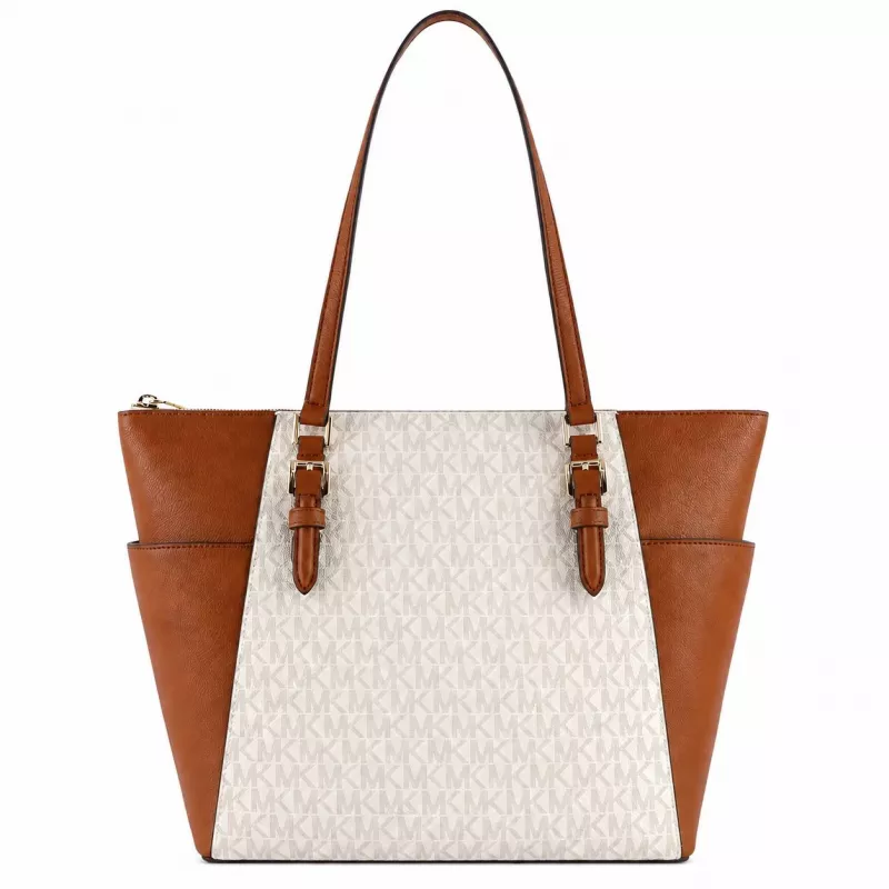 MICHAEL KORS Cece Vanilla Damska Torebka na Ramię z Łańcuszkiem
