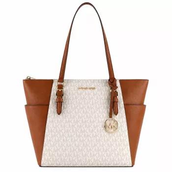 MICHAEL KORS Cece Vanilla Damska Torebka na Ramię z Łańcuszkiem