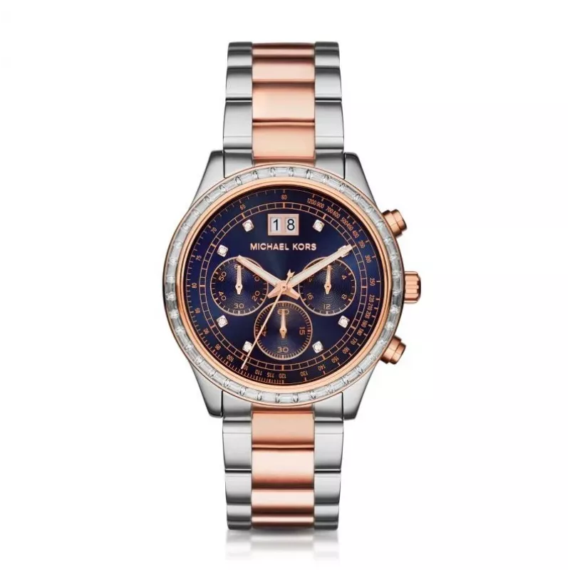 Zegarek damski Michael Kors Darci ze stali nierdzewnej w kolorze różowego złota MK6205