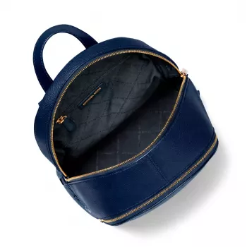 Michael Kors Grab Backpack Navy Saffiano Leather Women's 30x26x13 cm