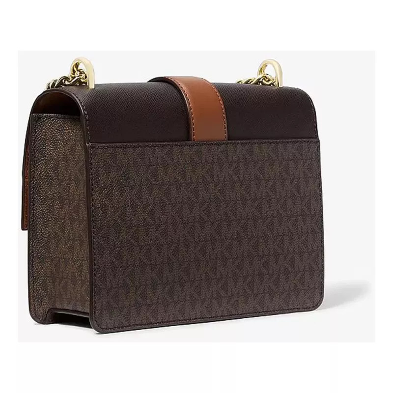 Michael Kors Greenwich Crossbody Bag 35S5GGRC1BBRO Brązowa Skóra Saffiano