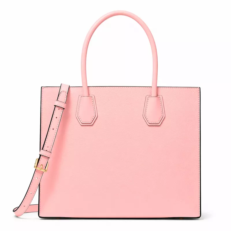 Torba Michael Kors Greenwich Satchel Crossbody dla Kobiet, Powder Blush, Skóra Saffiano, 32x26x14 cm
