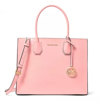 Torba Michael Kors Greenwich Satchel Crossbody dla Kobiet, Powder Blush, Skóra Saffiano, 32x26x14 cm