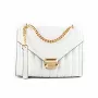 Torba na ramię Michael Kors Gwen 35R4GWHL6UOPT Signature Coated Canvas Złote Okucia