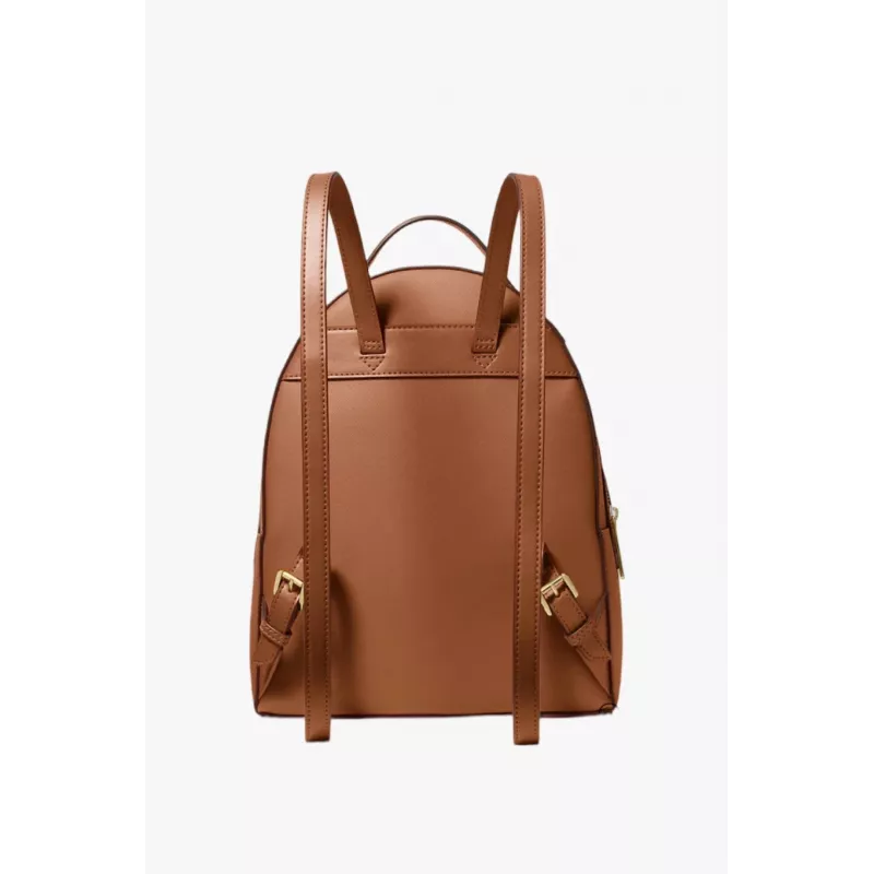 Plecak Michael Kors Hudson w kolorze Luggage Brown z sygnowanego powlekanego płótna, damski, 35F3G6HB6LLUG