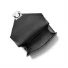 Torba na ramię Michael Kors Jet Set Crossbody Bag Black Signature Coated Canvas 35R4SWHL6UBLA