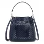 Michael Kors Jet Set Navy Signature Logo Torba crossbody 35S6S2ZC1YNAV