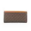 Michael Kors Teczka crossbody Jet Set Travel z brązowego sygnowanego płótna powlekanego 35F3GTVE7BBRO