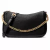 Michael Kors Jet Set Travel Crossbody Bag 35F4G1QC6LBLA Black Saffiano Leather