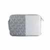 Torba na ramię Michael Kors Jet Set Travel Crossbody 35F5STTC9YSIL Srebrny Signature Coated Canvas