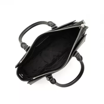 Torba na ramię Michael Kors Jet Set Travel Crossbody Bag Czarna Skóra Saffiano 35F5S4XM1LBLA