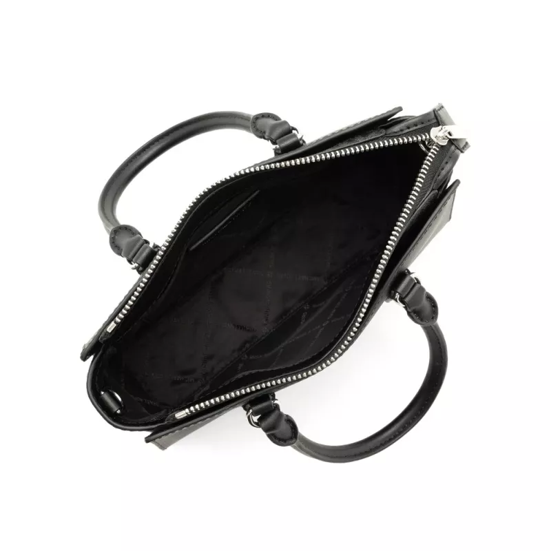 Torba na ramię Michael Kors Jet Set Travel Crossbody Bag Czarna Skóra Saffiano 35F5S4XM1LBLA