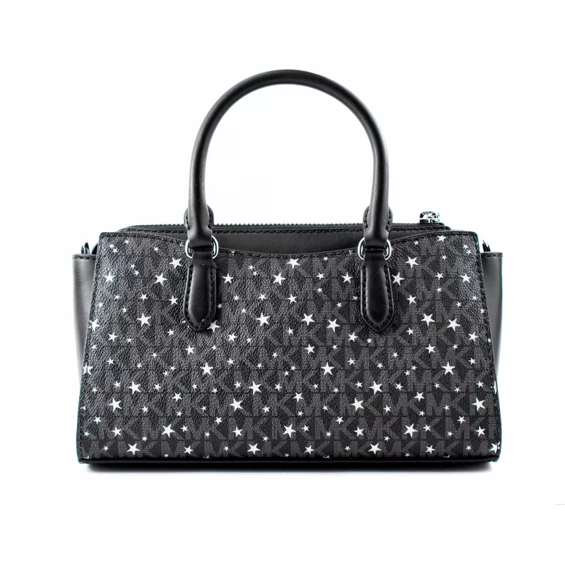 Torba na ramię Michael Kors Jet Set Travel Crossbody Bag Czarna Skóra Saffiano 35F5S4XM1LBLA