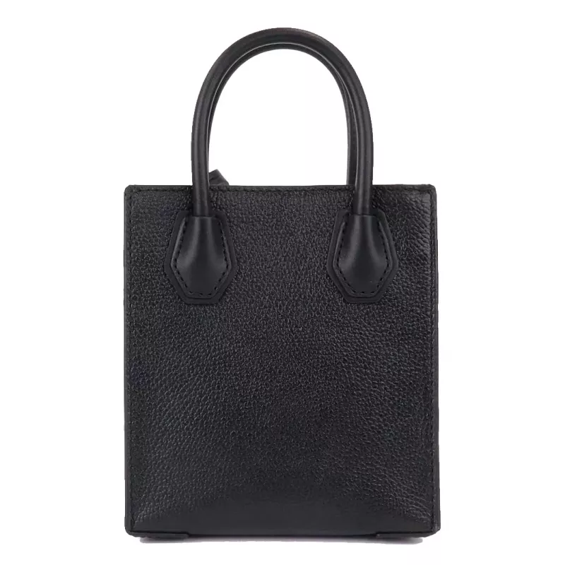 Torba na ramię Michael Kors Jet Set Travel, czarna, sygnowane płótno powlekane z lamówką ze skóry, okucia w kolorze złotym, 15 cm x 17 cm x 6 cm