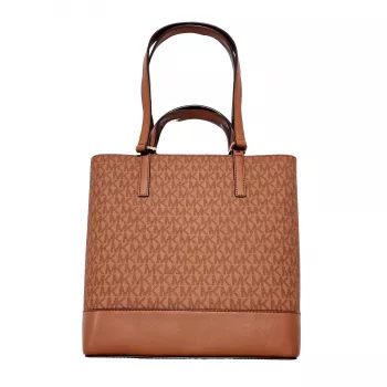 Torba na ramię Michael Kors Jet Set Travel w kolorze Luggage Brown ze skóry Saffiano 35S4GX9T1BLUG
