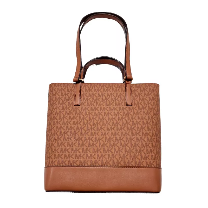 Torba na ramię Michael Kors Jet Set Travel w kolorze Luggage Brown ze skóry Saffiano 35S4GX9T1BLUG