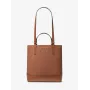 Torba na ramię Michael Kors Jet Set Travel w kolorze Luggage Brown ze skóry Saffiano 35S4GX9T1BLUG