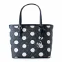 Torba na ramię Michael Kors Jet Set Travel w kolorze granatowym (Navy Blue) z sygnowanego płótna powlekanego