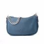 Torba na ramię Michael Kors Jet Set Travel Crossbody Bag Navy Signature Coated Canvas