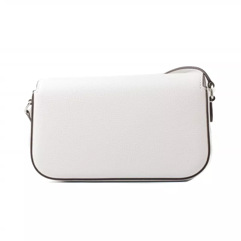 Torba na ramię Michael Kors Jet Set Travel Crossbody Optic White Saffiano Leather 35F4STVC1LOPT