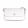 Torba na ramię Michael Kors Jet Set Travel Crossbody Optic White Saffiano Leather 35F4STVC1LOPT
