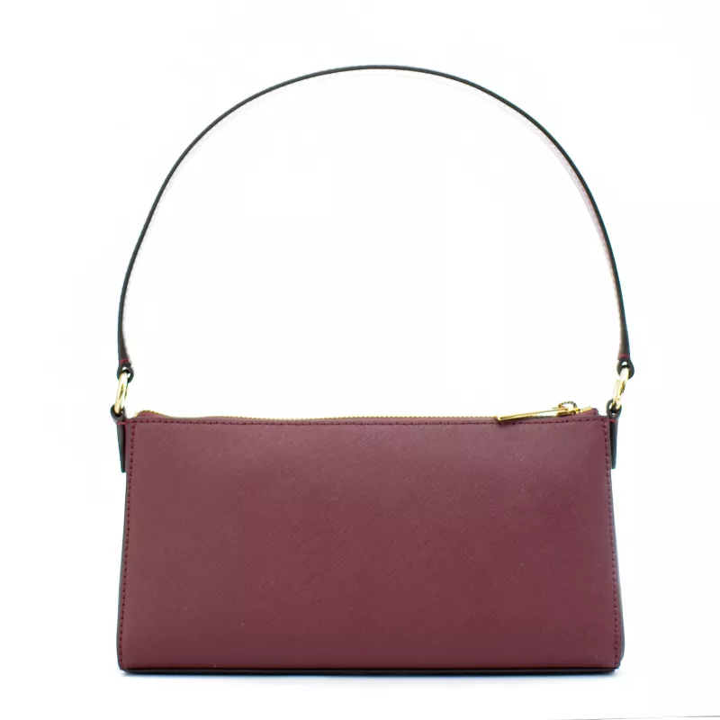 Torba na ramię Michael Kors Jet Set Travel Crossbody Bag Oxblood Saffiano Leather 26x14x7 cm