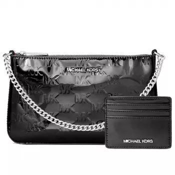 Michael Kors Jet Set Travel Crossbody Bag Set Black