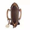 Torba na ramię Michael Kors Jet Set Travel Vanilla Signature Coated Canvas